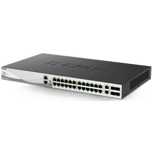 D-Link DMS-3130-30TS 30-Port Multi-Gig L3 Managed Switch, 24x 100M/1/2.5GBASE-T, 2x 100M/1/2.5/5/10GBASE-T and 4x 10G/25G SFP28